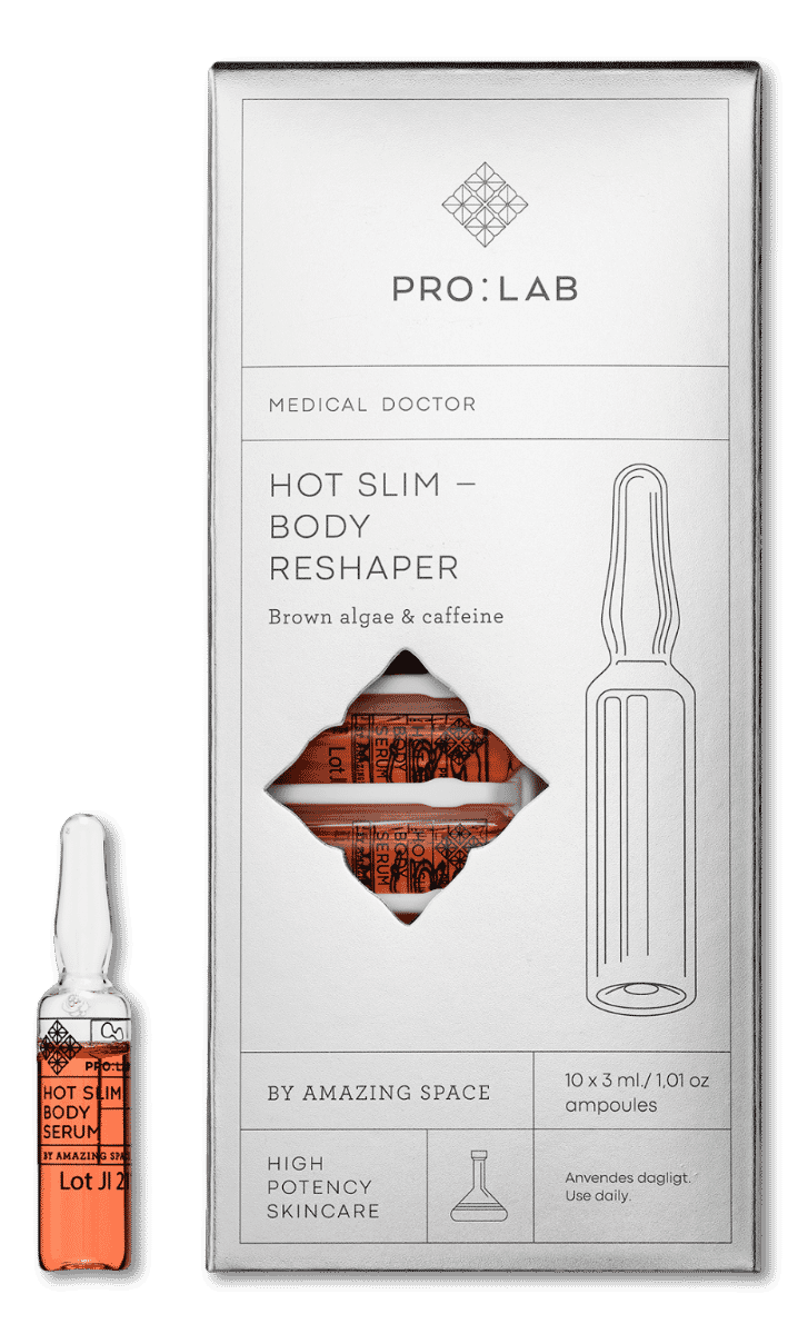 Amazing Space PRO:LAB – Hot Slim– Body Reshaper – Brown Algae & Caffeine (10X3ML)