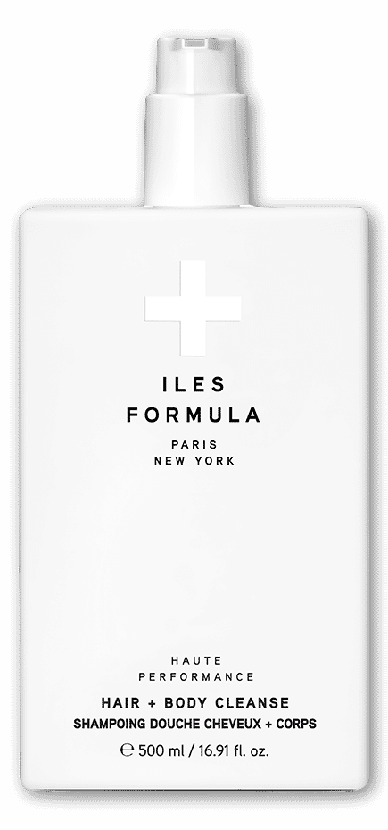 Iles Formula Hair + Body Cleanse + Sponge 500ml