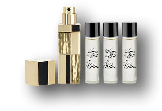 kilian woman in gold travel set