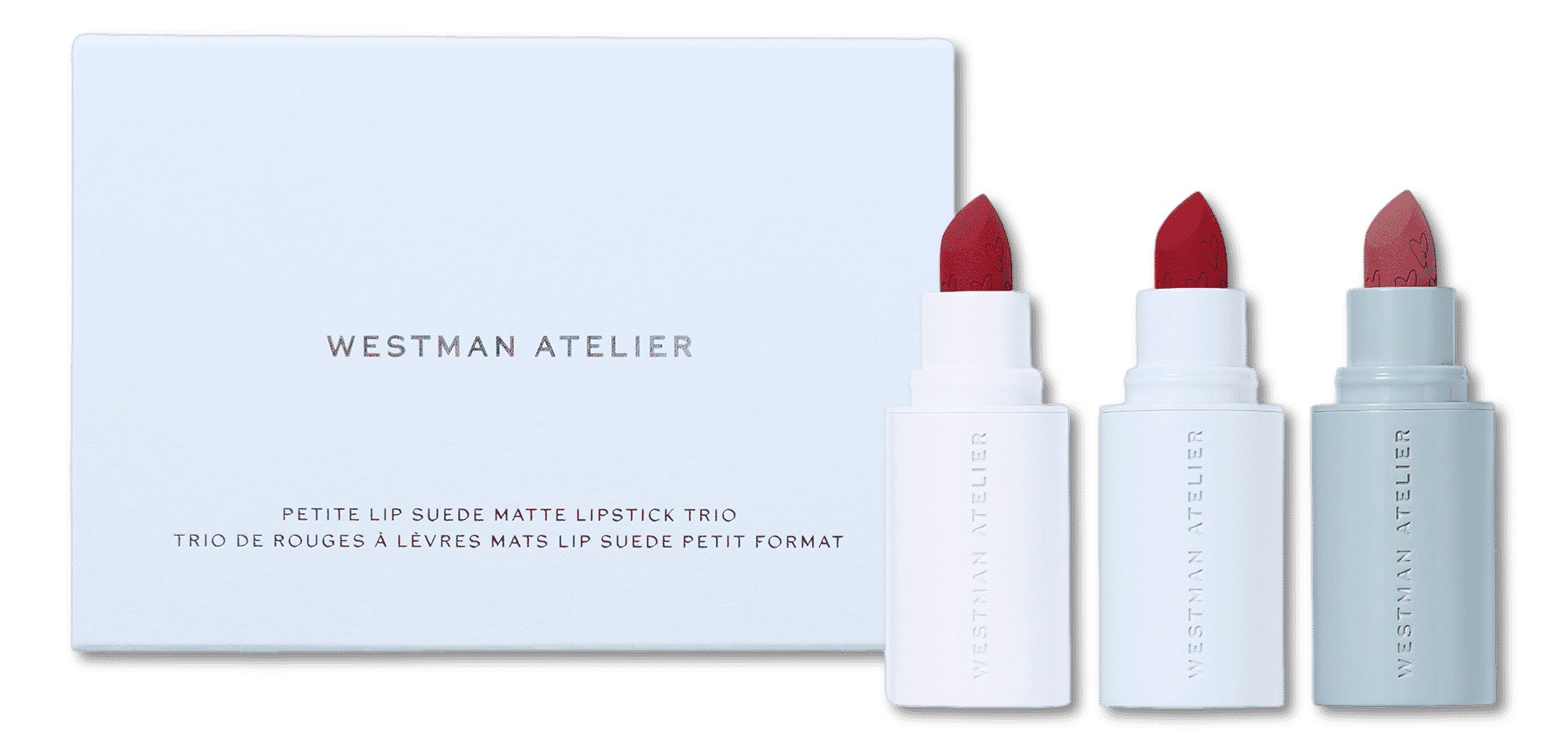 Westman Atelier Petite Lip Suede Matte Lipstick Trio